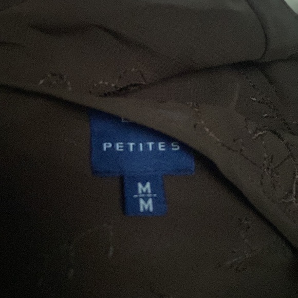 Bohemian Brown Embroidered Chiffon 3/4 Sleeve Top - Picture 14 of 14